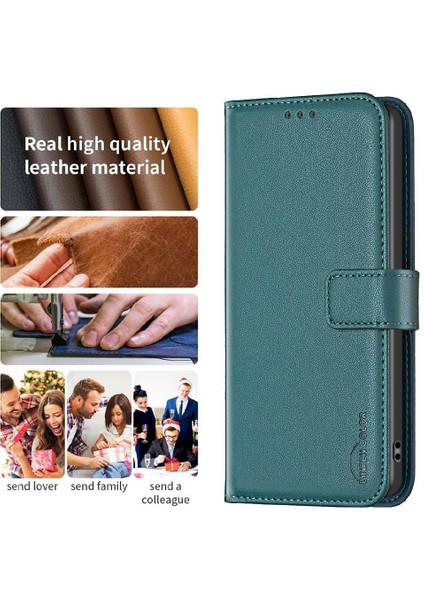 Xiaomi Redmi 12 4g Için Flip Case Cüzdan Iş Kılıf Çoklu Kart (Yurt Dışından)