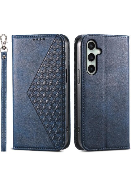 Samsung Galaxy S24 Fe Eşkenar Dörtgen Şekli Için Flip Case Günlük Kullanım Standı El (Yurt Dışından)