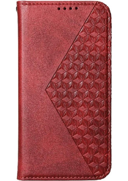 Oppo Oppo 12 Pro 5g Için Flip Case Standı El Kayışı Eşkenar Dörtgen Şekli Günlük Kullanım (Yurt Dışından) modelleri