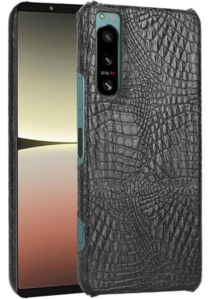 Sony Xperia 5 Iv Klasik Timsah Moda Kapak Için Şık Klasik Kılıf (Yurt Dışından)