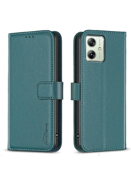 Motorola Moto G54 5g Çok Renkli Iş Deri Çanta Yuvası Için Flip Case (Yurt Dışından)