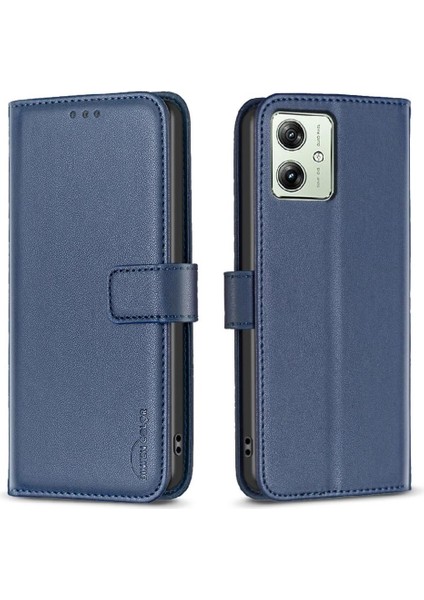 Motorola Moto G54 5g Çok Renkli Iş Deri Çanta Yuvası Için Flip Case (Yurt Dışından)