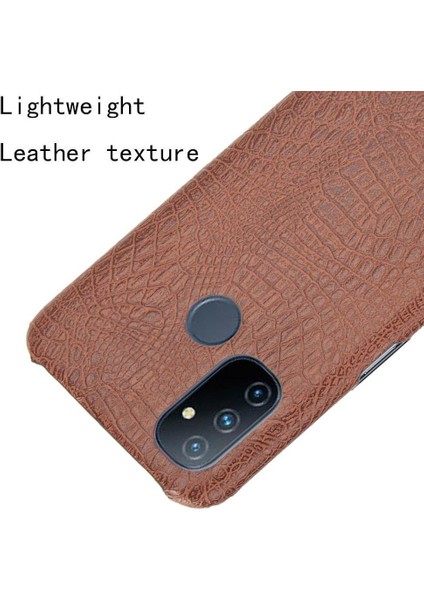 Oneplus Nord N100 Klasik Timsah Moda Kapak Için Şık Klasik Kılıf (Yurt Dışından) fırsatları