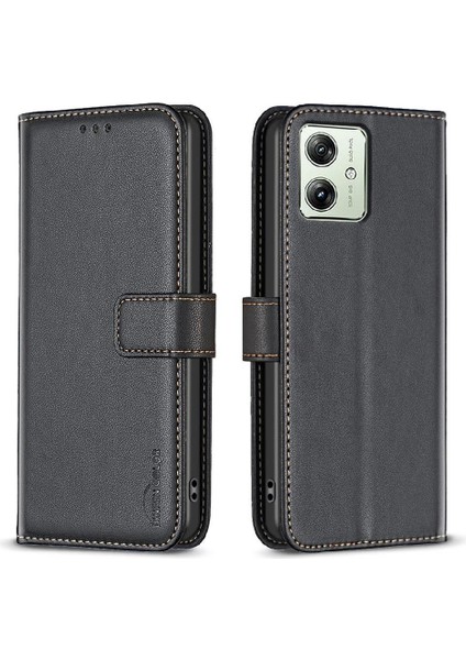 Motorola Moto G54 5g Çok Renkli Iş Deri Çanta Yuvası Için Flip Case (Yurt Dışından)