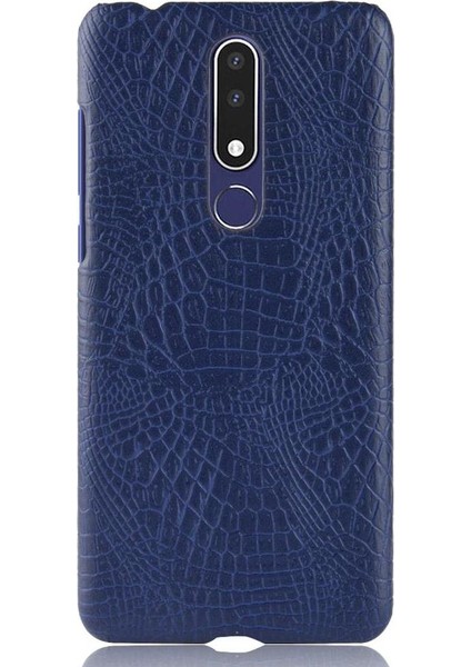 Nokia 3.1 Plus Anti Scratch Klasik Timsah Için Şık Klasik Kılıf (Yurt Dışından)