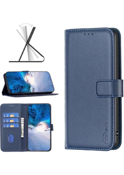 Google Pixel 8 Pro Çok Renkli Deri Kılıf Çoklu Kart Yuvası Için Flip Case (Yurt Dışından)