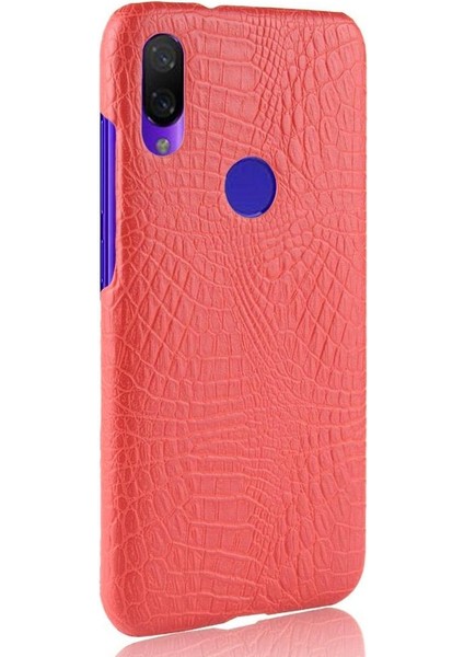 Xiaomi Redmi 7 Uyumluluk Klasik Timsah Için Şık Klasik Kılıf (Yurt Dışından)