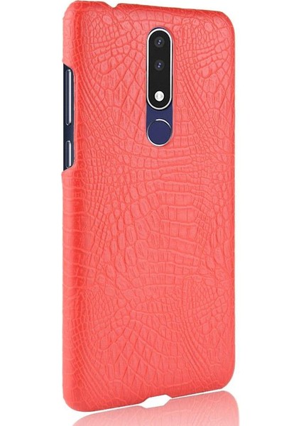 Nokia 3.1 Plus Anti Scratch Klasik Timsah Için Şık Klasik Kılıf (Yurt Dışından)
