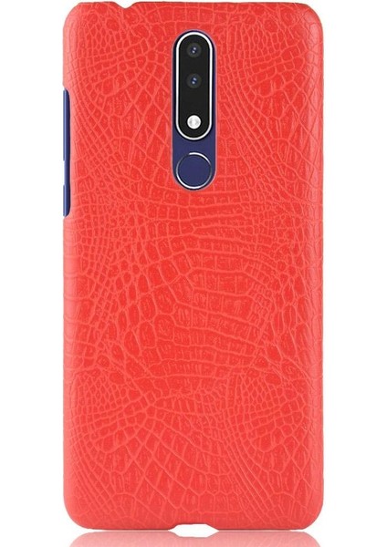 Nokia 3.1 Plus Anti Scratch Klasik Timsah Için Şık Klasik Kılıf (Yurt Dışından)