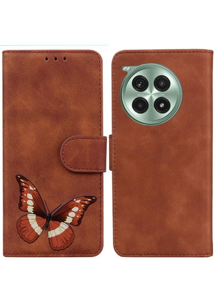 Oneplus Ace 3 Pro Için Flip Case Kelebek Flip Folio Kapak Cüzdan Renk (Yurt Dışından)
