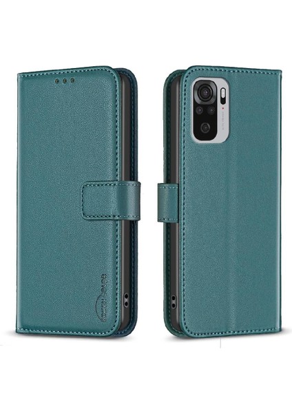 Xiaomi Redmi Not 10 Için Flip Case 4g Cüzdan Iş Çoklu Kart Yuvası Kılıf (Yurt Dışından) indirimleri