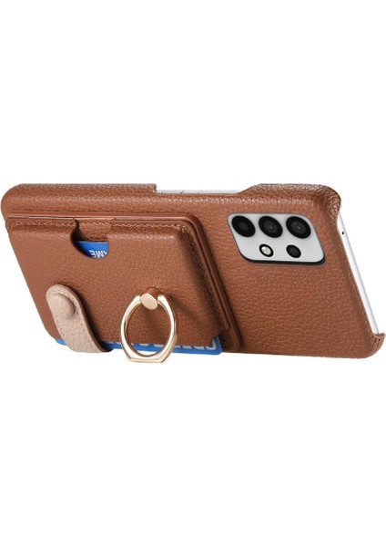 Samsung Galaxy A32 5g Premium Dokulu Deri Kart Yuvaları Halka (Yurt Dışından) modelleri