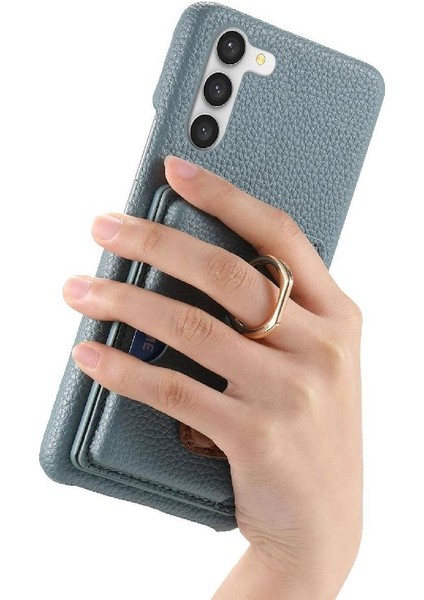 Samsung Galaxy S23 Fe Halka Standı Kart Yuvaları Premium Dokulu (Yurt Dışından) fırsatları