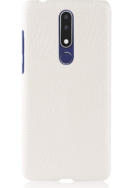 Nokia 3.1 Plus Anti Scratch Klasik Timsah Için Şık Klasik Kılıf (Yurt Dışından)
