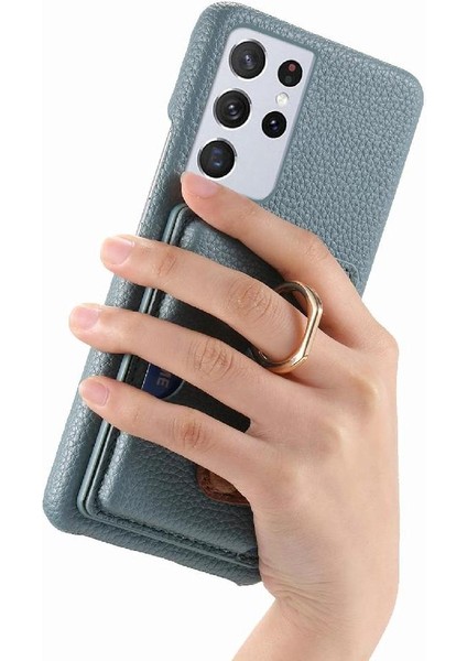Samsung Galaxy S21 Ultra Kart Yuvaları Halka Standı Premium Dokulu (Yurt Dışından) modelleri