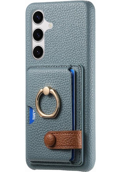 Samsung Galaxy S24 Artı Halka Standı Kart Yuvaları Premium Dokulu (Yurt Dışından) modelleri