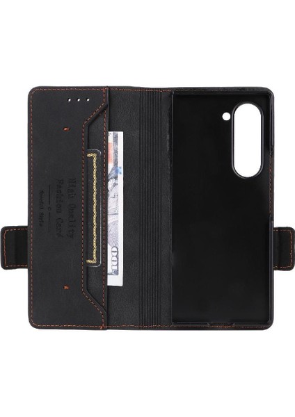 YH Mall Toka ile Samsung Galaxy Z Flip 6 Kart Tutucu Kapak Için Flip Case (Yurt Dışından)