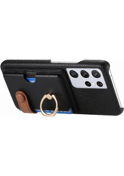 Samsung Galaxy S21 Ultra Kart Yuvaları Halka Standı Premium Dokulu (Yurt Dışından) modelleri