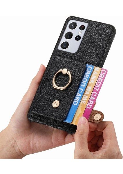 Samsung Galaxy S21 Ultra Kart Yuvaları Halka Standı Premium Dokulu (Yurt Dışından) indirimleri