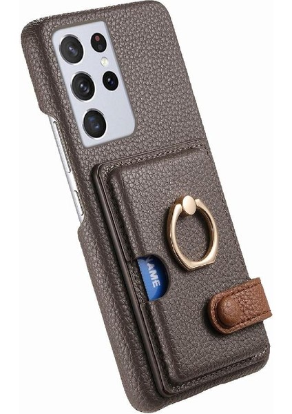 Samsung Galaxy S21 Ultra Kart Yuvaları Halka Standı Premium Dokulu (Yurt Dışından) fiyatları