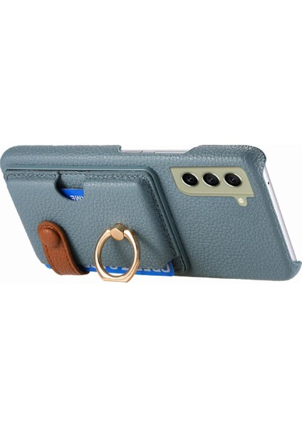 Samsung Galaxy S21 Fe Premium Dokulu Deri Kart Yuvaları Halka (Yurt Dışından) fiyatları