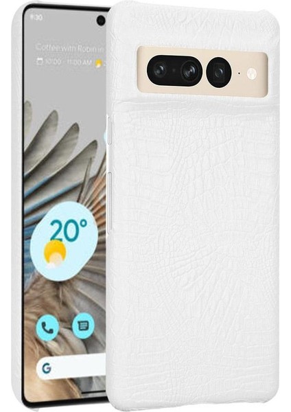 Google Piksel 7 Pro Klasik Timsah Moda Anti Için Şık Klasik Durumda (Yurt Dışından)