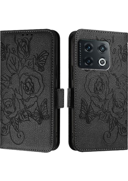 Oneplus 10 Için Kılıf Pro 5g Manyetik Cüzdan Pu Deri Kredi Kartı Yuvası ile (Yurt Dışından)