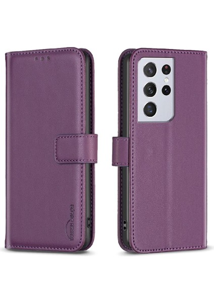 Samsung Galaxy S21 Ultra Çok Renkli Cüzdan Çoklu Kart Yuvası Için Flip Case (Yurt Dışından)
