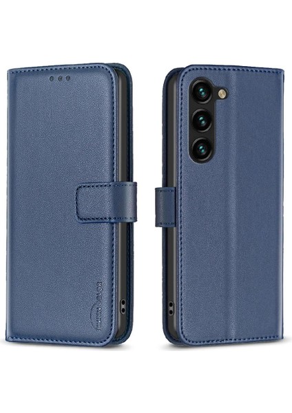 Samsung Galaxy S23 Deri Çanta Çok Renkli Iş Cüzdan Için Flip Case (Yurt Dışından)