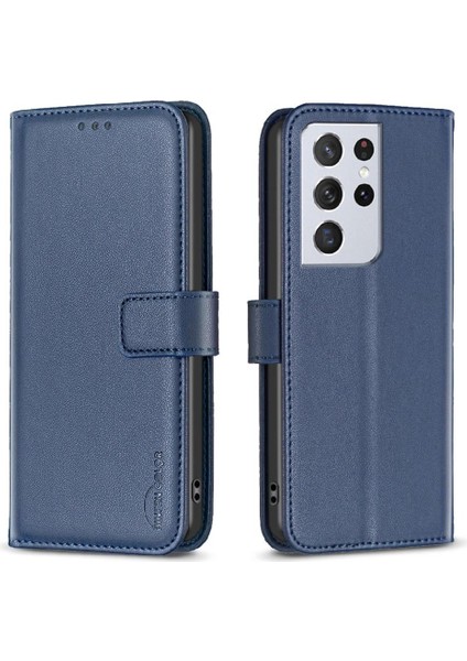 Samsung Galaxy S21 Ultra Çok Renkli Cüzdan Çoklu Kart Yuvası Için Flip Case (Yurt Dışından)