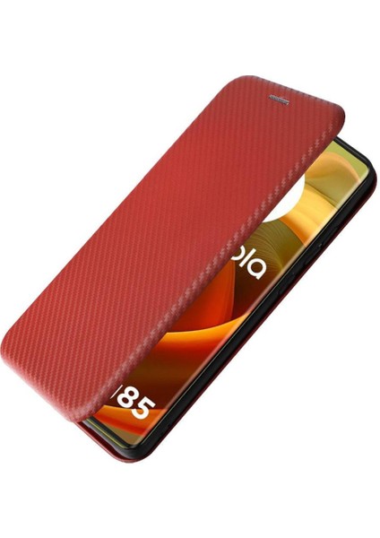 Motorola S50 Neo Deri Folio Flip Case Manyetik Karbon Için Flip Case (Yurt Dışından) fırsatları