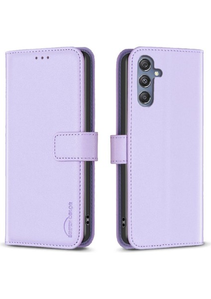 Samsung Galaxy M34 5g Çok Renkli Deri Kılıf Çoklu Kart Için Flip Case (Yurt Dışından)