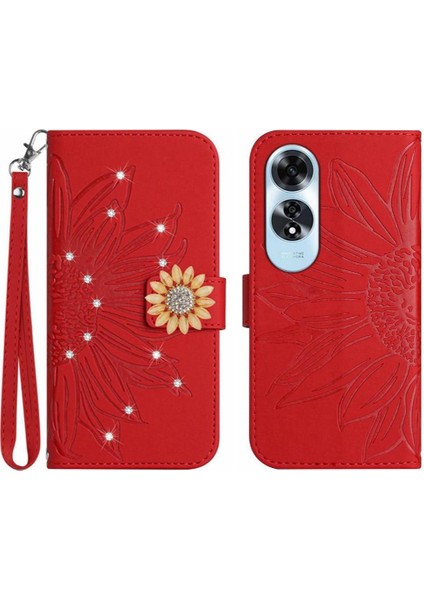 Oppo A60 4g Kart Tutucu Için Kılıf Darbeye Dayanıklı Tpu Kabuk Flip Cüzdan Kredi (Yurt Dışından)