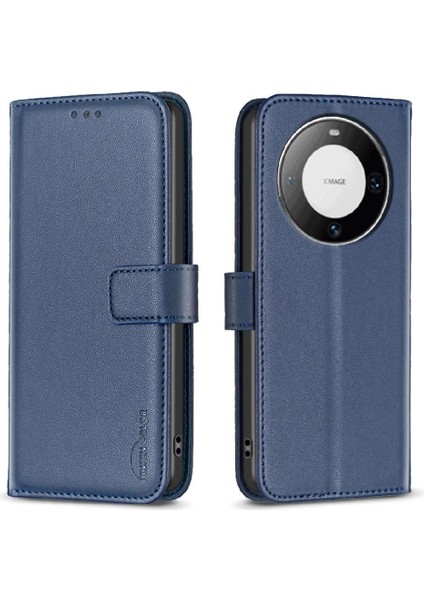 Huawei Mate 60 Pro Için Flip Case Artı Deri Çanta Iş Çok Renkli (Yurt Dışından)