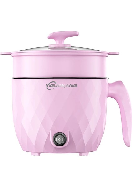 Çift Pembe Ab Çok Fonksiyonlu Elektrikli Pirinç Ocak Mini Yapışmaz Tencere Multicooker Ev Mutfak Aletleri Elektrikli Ocak (Yurt Dışından)