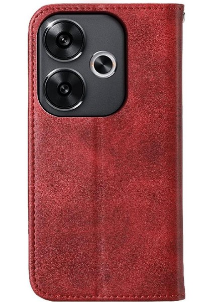 Xiaomi Poco F6 5g Cüzdan Için Flip Case El Kayışı Günlük Kullanım Eşkenar Dörtgen Şekli (Yurt Dışından)