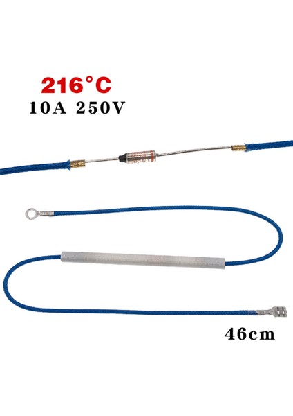 21610A/250V Termal Sigorta 142/ 172/ 184/ 192/ 216/ 240 Sıcaklık Sigorta Teli 19/ 44/ 46CM Pirinç Pişirici Düdüklü Tencere Için (Yurt Dışından)