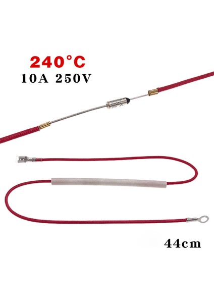 21610A/250V Termal Sigorta 142/ 172/ 184/ 192/ 216/ 240 Sıcaklık Sigorta Teli 19/ 44/ 46CM Pirinç Pişirici Düdüklü Tencere Için (Yurt Dışından) fırsatları
