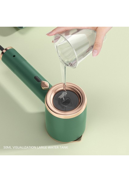 Yeşil Portatif Giysi Buharlayıcısı 33W Mini Taşınabilir Ütü Demir 50ML Su Deposu Ütü Makinesi Düz/asılı Ütü Giysi Kumaşı Için (Yurt Dışından) fırsatları