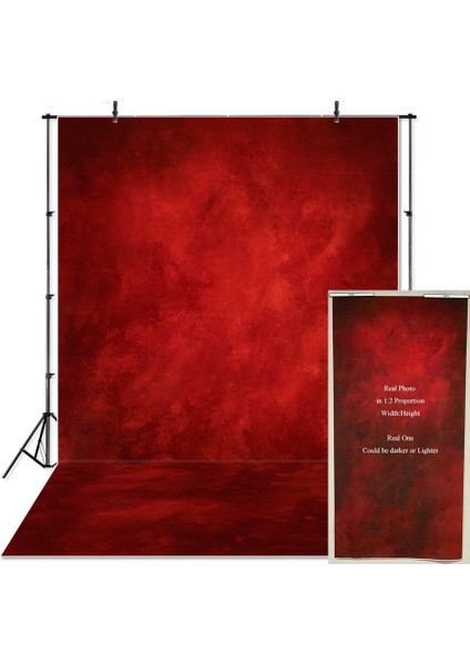 SK6058 Ince Vinil 150 x 220 cm Neoback Vinil Misty Kırmızı Koyu Eski Usta Soyut Fotoğrafçılık Arkaplanı Fotoğraf Stüdyosu Profesyonel Portre Arkaplanları (Yurt Dışından) modelleri