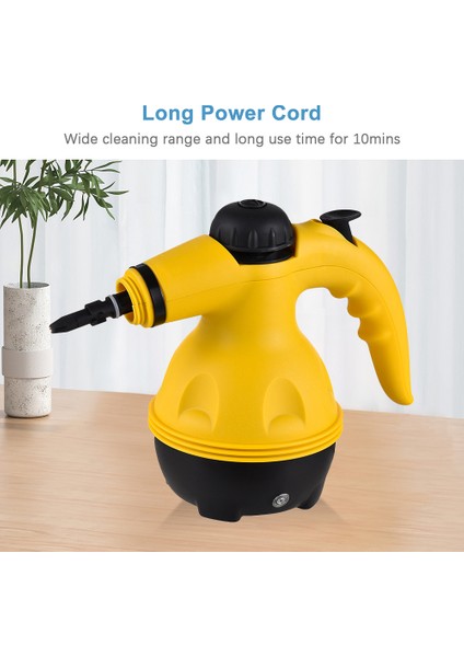 Eu 230V 1050W Elde Taşınabilir Buharlı Temizleyici 350ML Tank Basınçlı Buharlı Temizleme Makinesi Yüksek Sıcaklık Mutfak Banyo Mobilyaları Içinaraba (Yurt Dışından)