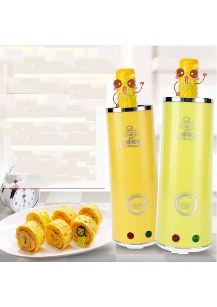 Kırmızı Kahvaltı Makinesi Mini Elektrikli Yumurta Rulo Makinesi Otomatik Çok Fonksiyonlu Omlet Sosis Yumurta Kaynatıcı Ocak Rotolo Di Uova (Yurt Dışından) fırsatları