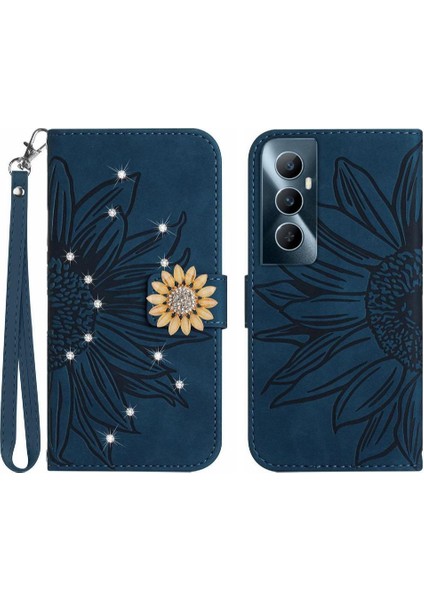 Realme C65 4g Darbeye Dayanıklı Tpu Kabuk Kapak Cüzdan Kredi Kartı Pu (Yurt Dışından)