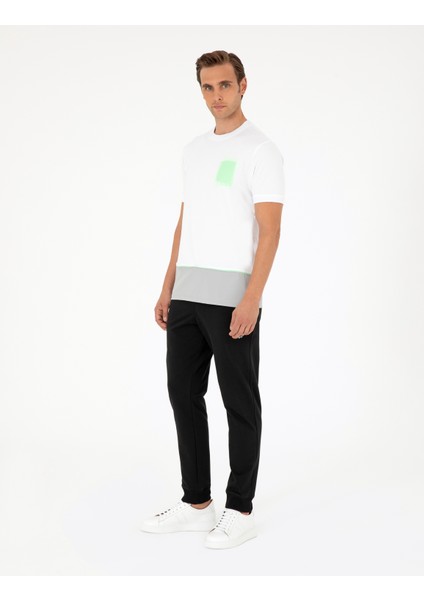 Erkek Açık Gri Regular Fit Tişört 50282045-VR001