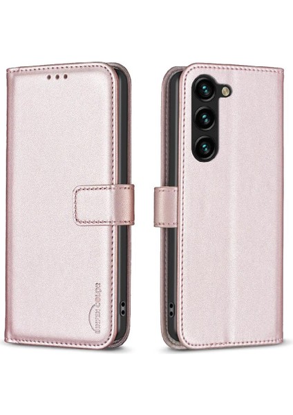 Samsung Galaxy S23 Deri Çanta Çok Renkli Iş Cüzdan Için Flip Case (Yurt Dışından)
