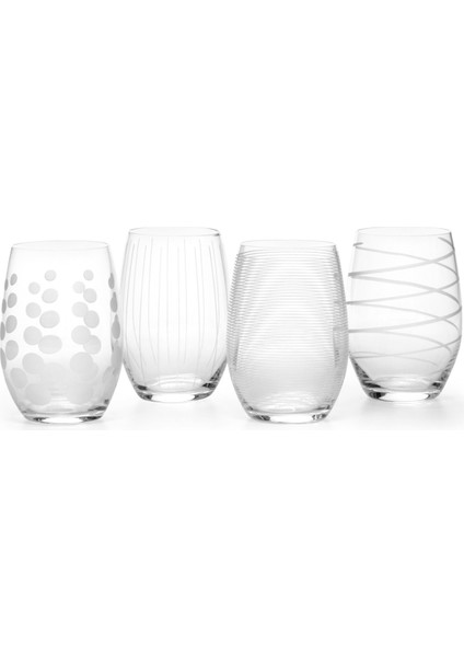 5095528 Cheers 4lü 480ml Ayaksız Şarap Kadehi Seti