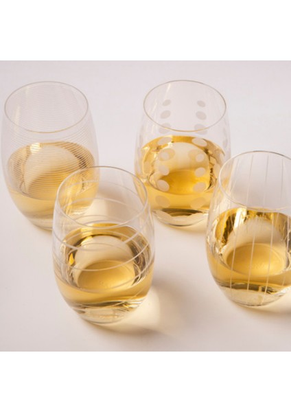 5095528 Cheers 4lü 480ml Ayaksız Şarap Kadehi Seti