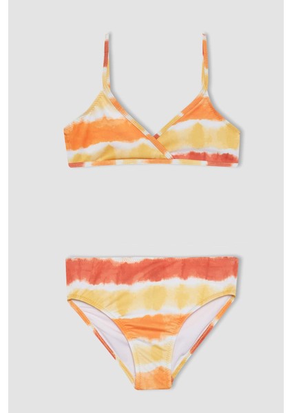 Kız Çocuk Desenli Bikini Takımı B7019A824SM