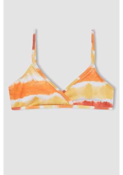 Kız Çocuk Desenli Bikini Takımı B7019A824SM