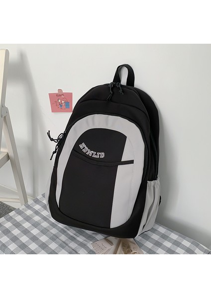 Okul Çantası, Basit, Modaya Uygun, Kişiselleştirilmiş, Çok Yönlü Sırt Çantası, Gündelik Açık Hava Seyahati Kampüs Sırt Çantası (Yurt Dışından)